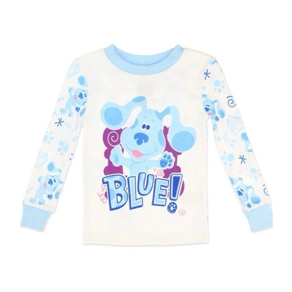 Bluey Toddler Size 2 Pajamas With Slippers New - Picture 2 of 6